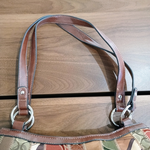 Colorful Patchwork Shoulder Bag - Picture 8 of 12